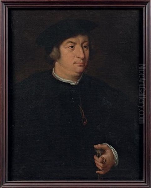 Portrait (josephus Antonius Da Costa?) Oil Painting by Hans Holbein the Elder