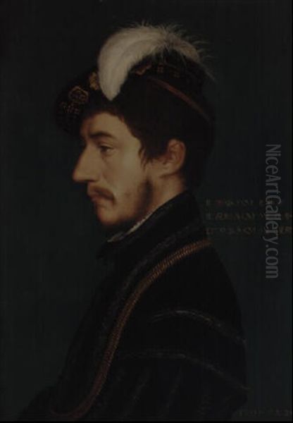 Portrait Of Sir Nicholas Poyntz Oil Painting by Hans Holbein the Elder