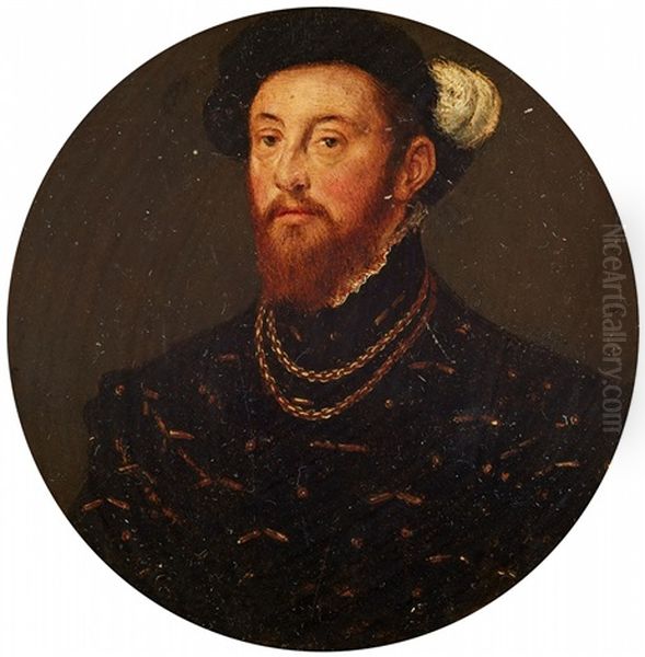 Bildnis Eines Mannes Oil Painting by Hans Holbein the Younger