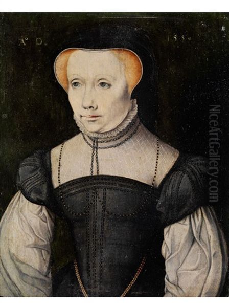 Damenportrait Oil Painting by Hans Holbein the Younger