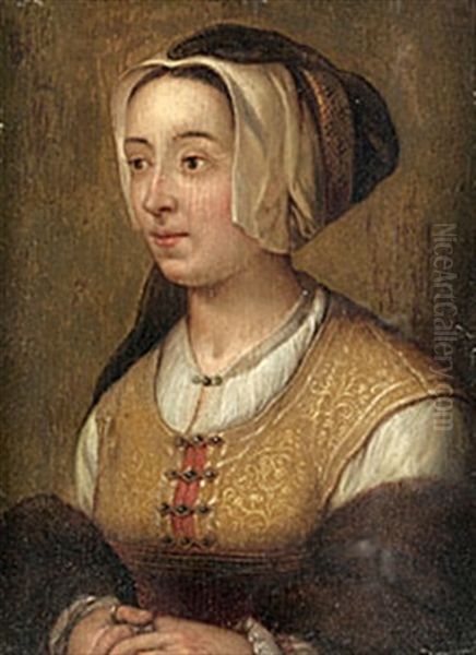 Anne Boleyn, Drottning Av England Oil Painting by Hans Holbein the Younger