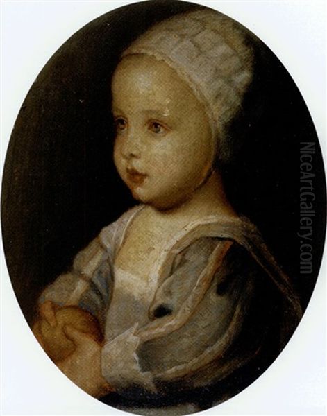 Portait Of Prince Arthur As An Infant Oil Painting by Hans Holbein the Younger