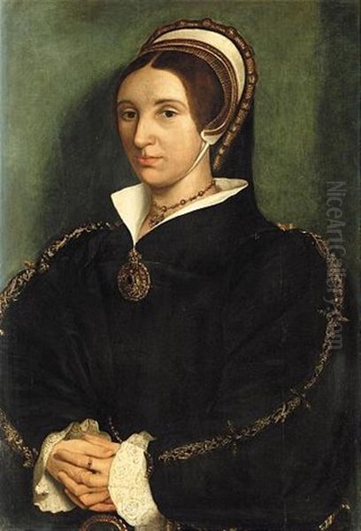 Portrait Of A Lady (elizabeth Seymour?) Oil Painting by Hans Holbein the Younger