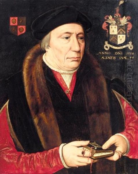 Portrait Of Alderman Robert Trappes Oil Painting by Hans Holbein the Younger