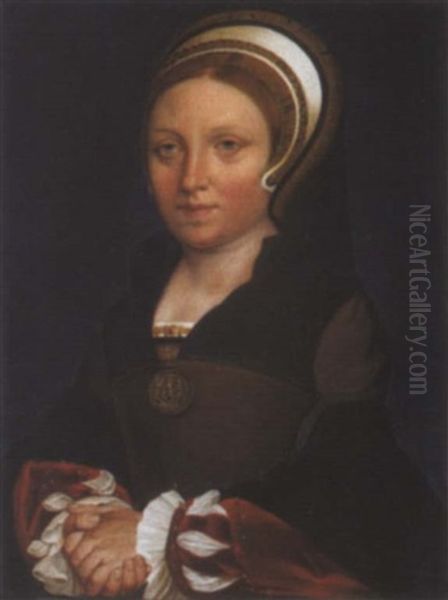 Bildnis Einer Englischen Dame Oil Painting by Hans Holbein the Younger