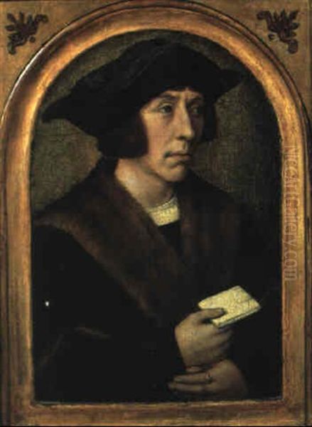 Bildnis Eines Herrn Oil Painting by Hans Holbein the Younger