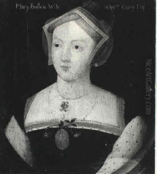 Portraet Af Mary Bullen, Wife To Wm. Eassey Esq. Oil Painting by Hans Holbein the Younger