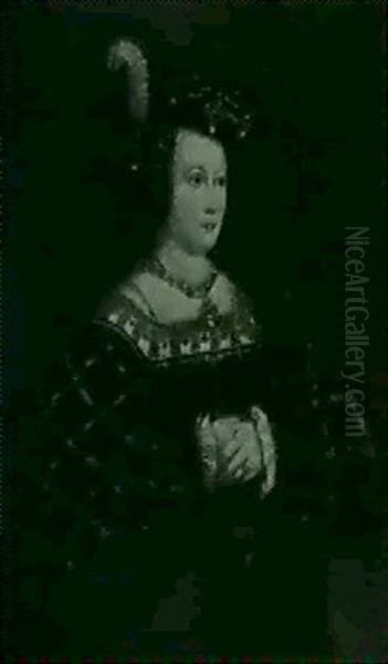 Portrait Of Anne Boleyn Oil Painting by Hans Holbein the Younger