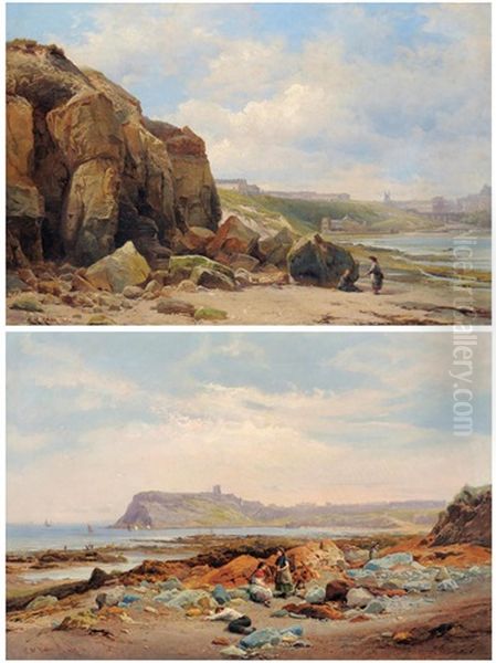 Scarborough (2 Works) Oil Painting by Edward Henry Holder