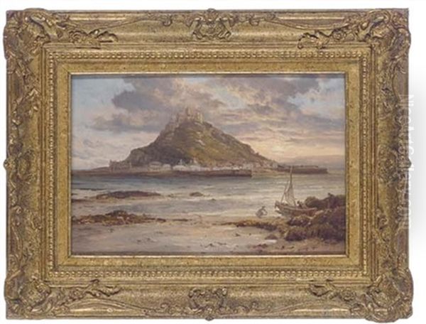 St. Michael's Mount Oil Painting by Edward Henry Holder