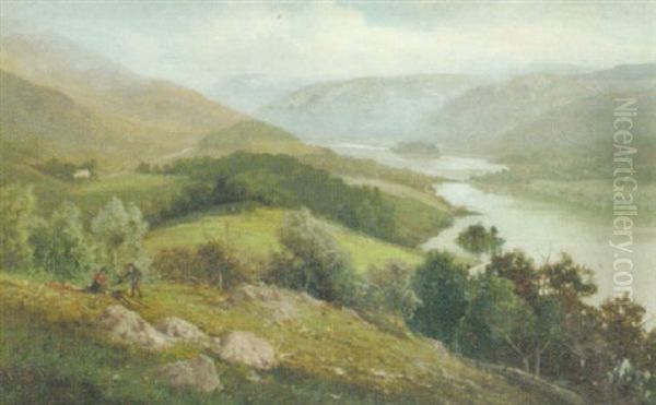 Thirlmere, Westmorland Oil Painting by Edward Henry Holder