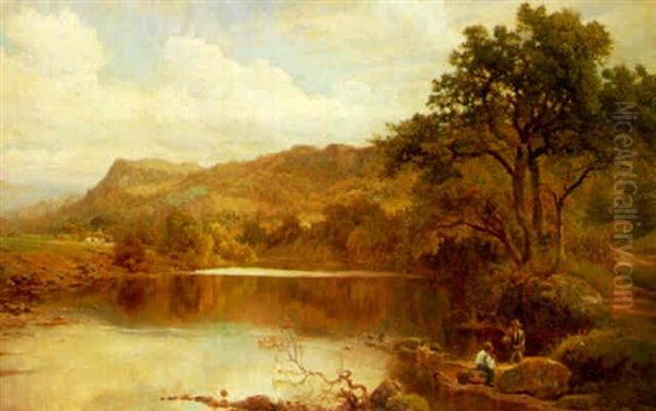 View Of Cumberland Oil Painting by Edward Henry Holder