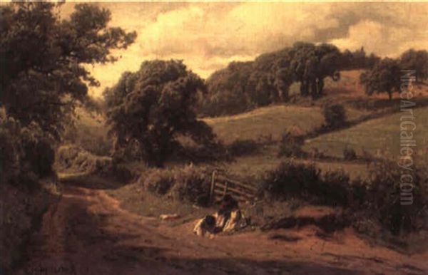 A Day In The Country Oil Painting by Edward Henry Holder