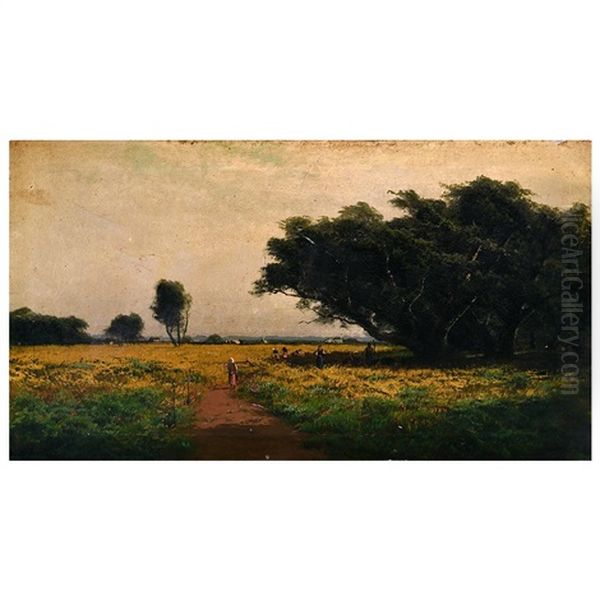 California Landscape Oil Painting by Ransom Gillet Holdredge