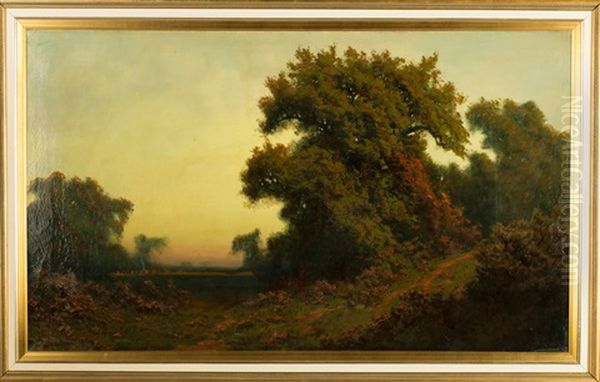 California Landscape Oil Painting by Ransom Gillet Holdredge