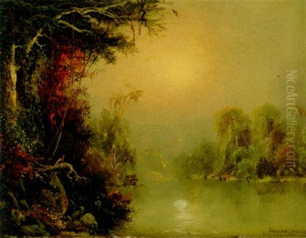 In The Tropics Oil Painting by Ransom Gillet Holdredge