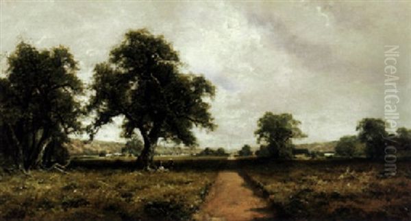 Idle Afternoon Oil Painting by Ransom Gillet Holdredge