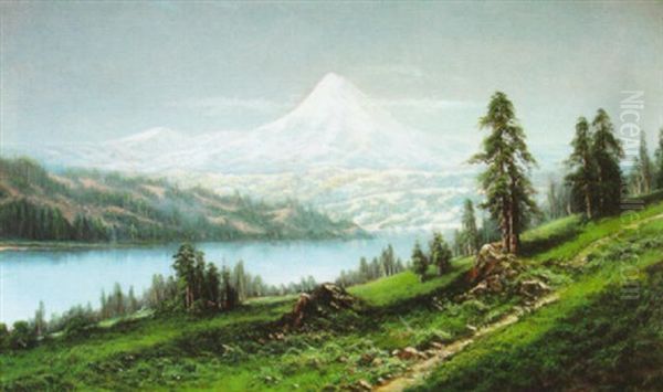 Mount Hood, Oregon Oil Painting by Ransom Gillet Holdredge