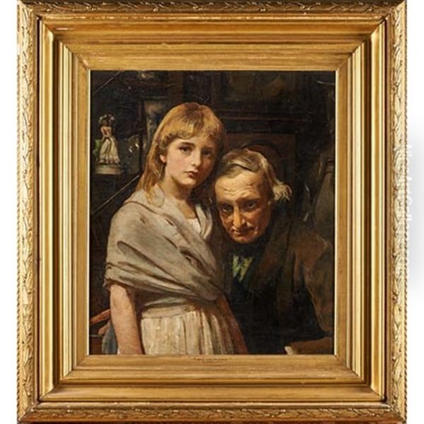 April And December Oil Painting by Francis Montague (Frank) Holl