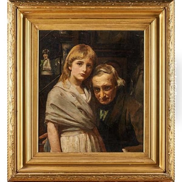 April And December Oil Painting by Francis Montague (Frank) Holl