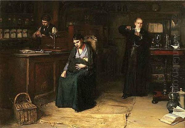 Doubtful Hope Oil Painting by Francis Montague (Frank) Holl