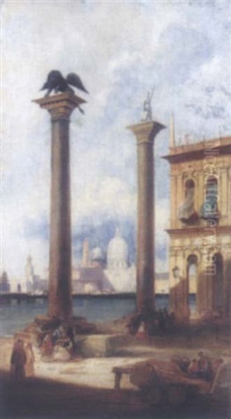 The Piazetta, Venice Oil Painting by James Holland