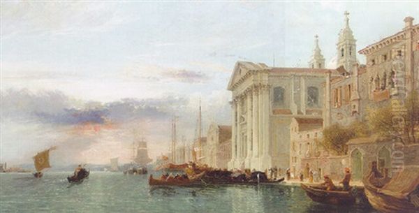 Chiesa Di Gesuati, Venezia Oil Painting by James Holland