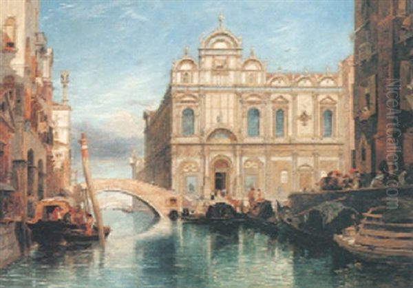 Scuola Di San Marco, Venice Oil Painting by James Holland