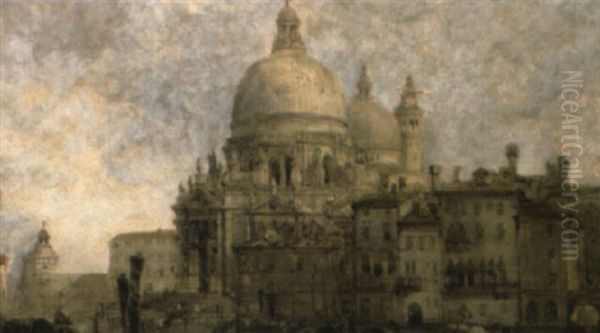 Santa Maria Della Salute Oil Painting by James Holland