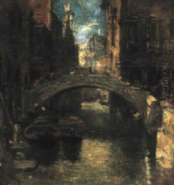 Ponte 's.s. Appostali', Venice Oil Painting by James Holland