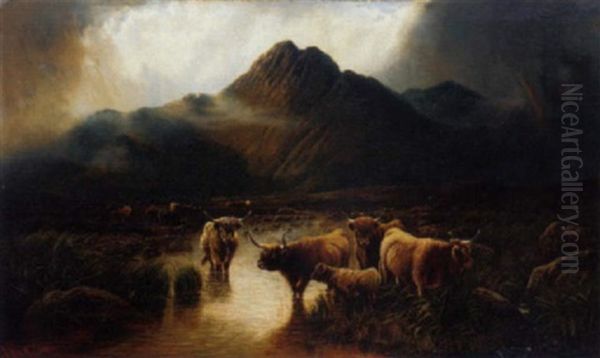 Squir-na-gillean, Isle Of Skye, Scotland Oil Painting by William Perring Hollyer