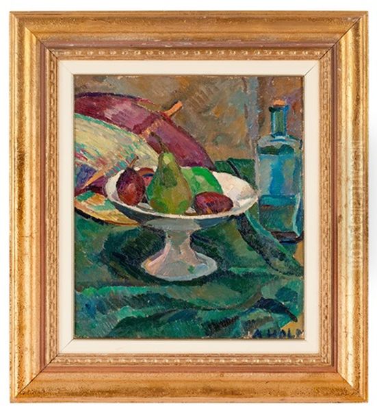 Fruktskaal (nature Morte) Oil Painting by Astrid Holm