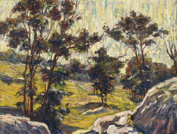 Summer Landscape Oil Painting by Carl Otto Holm