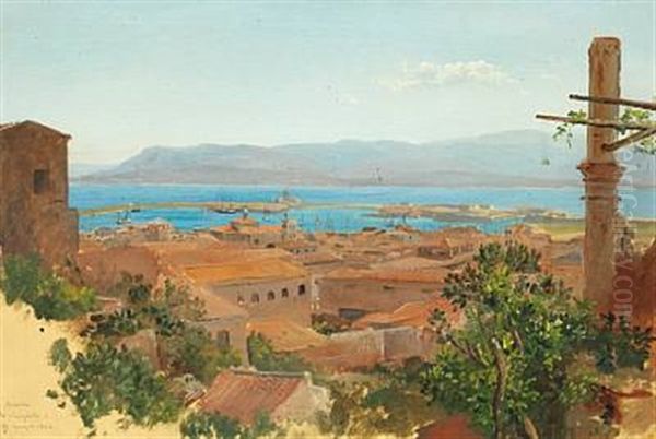 Messina (sotta Noviziata) Oil Painting by Niels Emil Holm