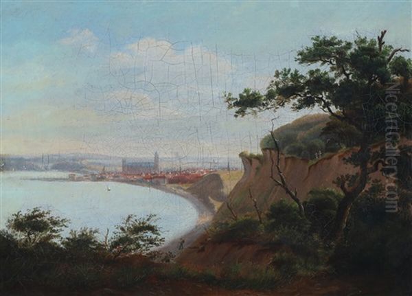 Scenery At Risskov Oil Painting by Peder Holm