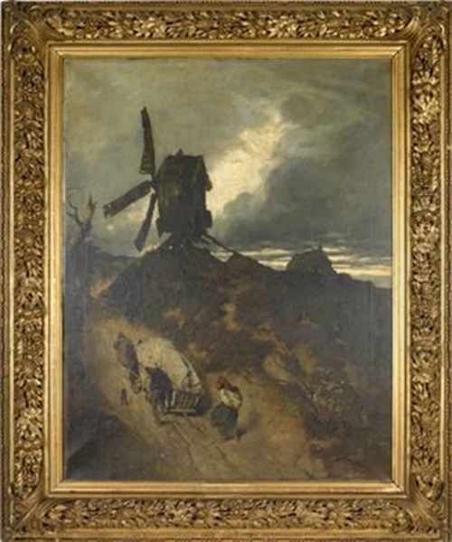 Muhevolle Reise Oil Painting by August Johann Holmberg