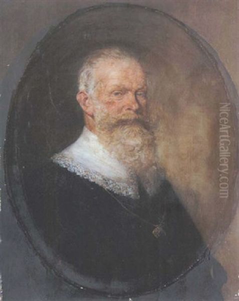 Luitpold Prinzregent Von Bayern Oil Painting by August Johann Holmberg