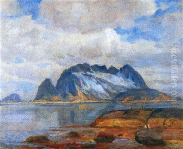 Nordfra Oil Painting by Thorolf Holmboe