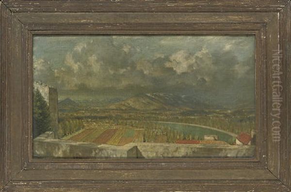 The Hills From Avignon Oil Painting by Charles John (Sir) Holmes