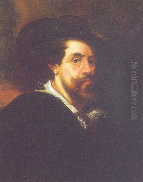 Portrait Of Peter Paul Rubens Oil Painting by Charles John (Sir) Holmes