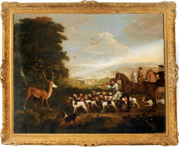 The Stag Hunt Oil Painting by Francis Barlow