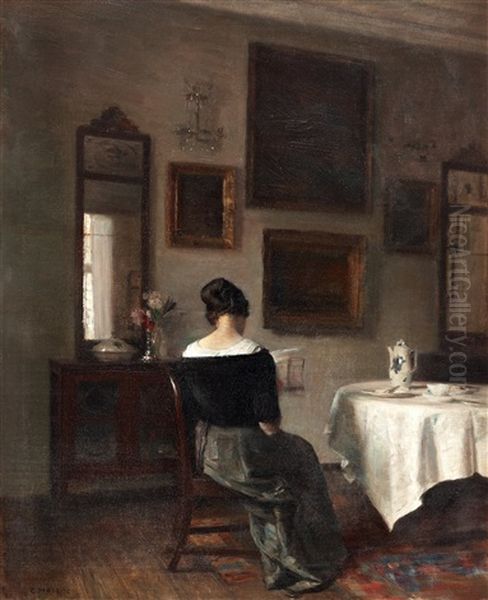 Vid Frukostbordet by Carl Vilhelm Holsoe