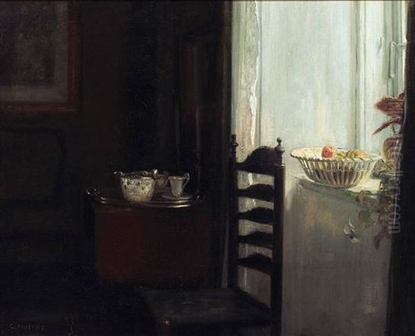 Morgen Lyset Oil Painting by Carl Vilhelm Holsoe