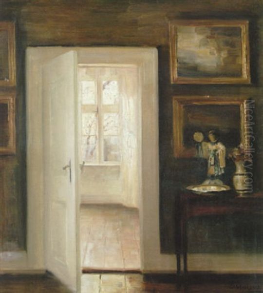 Rumsinterior by Carl Vilhelm Holsoe