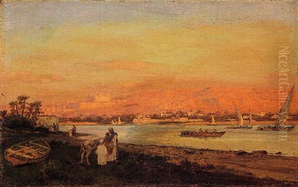 Tramonto Al Cairo by Laurits Bernhard Holst