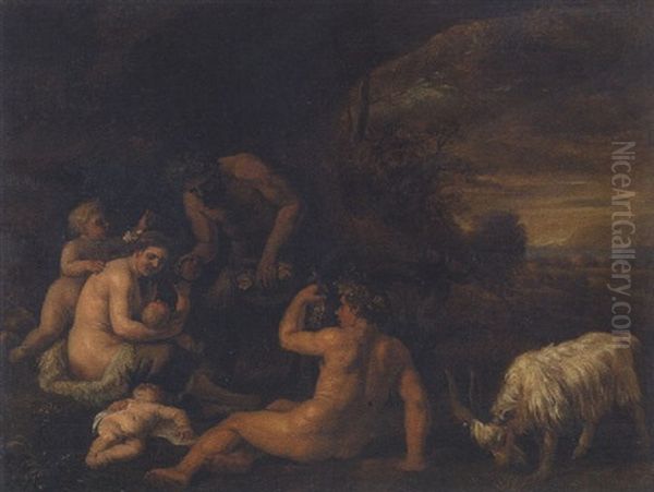 Satyrfamilie by Cornelis Holsteyn