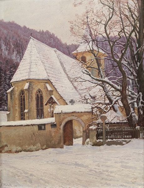 St. Kapellen An Der Murz Oil Painting by Georg Holub