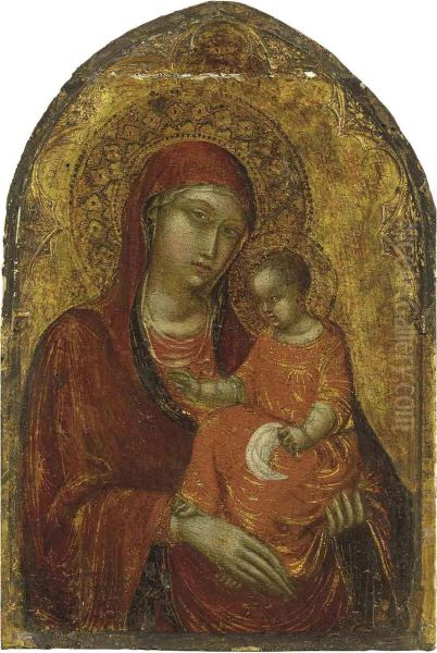 The Madonna And Child Oil Painting by Barnaba Da Modena