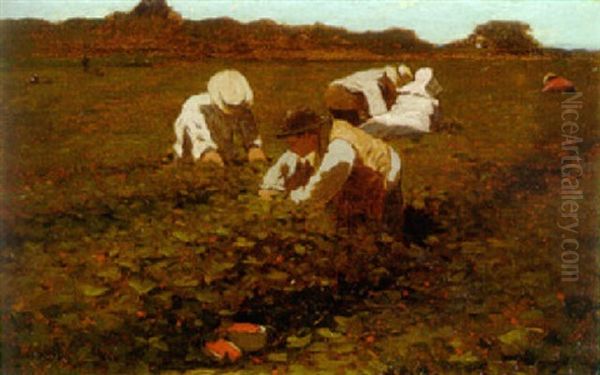 The Strawberry Bed by Winslow Homer