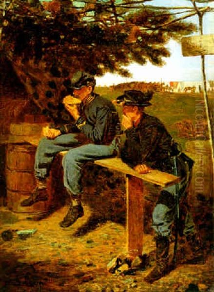 The Sutler's Tent (extra Rations And Rations) Oil Painting by Winslow Homer